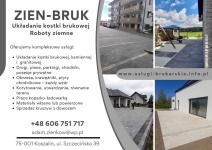 UKŁADANIE KOSTKI BRUKOWEJ, KAMIENNEJ, GRANITOWEJ ZIEN-BRUK ADAM ZIEŃKOW KOSZALIN UKŁADANIE KOSTKI BRUKOWEJ, KAMIENNEJ, GRANITOWEJ ZIEN-BRUK ADAM ZIEŃKOW KOSZALIN