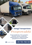 PRZEPROWADZKI, USŁUGI TRANSPORTOWE PRZEPROWADZKI, USŁUGI TRANSPORTOWE