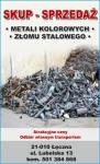 Skup - Sprzedaż Metali Kolorowych, Złomu Stalowego Magdalena Wójcik Skup - Sprzedaż Metali Kolorowych, Złomu Stalowego Magdalena Wójcik